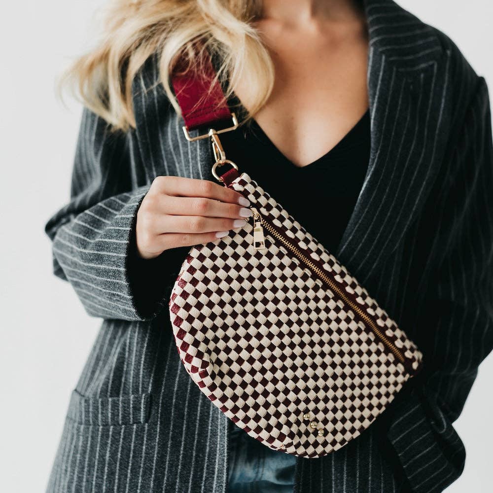 Westlyn Woven Bum Bag Wholesale -Brown