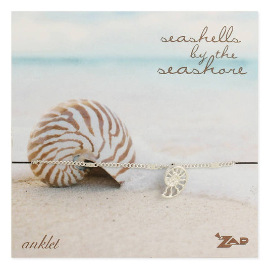 Seashell Charm Anklet