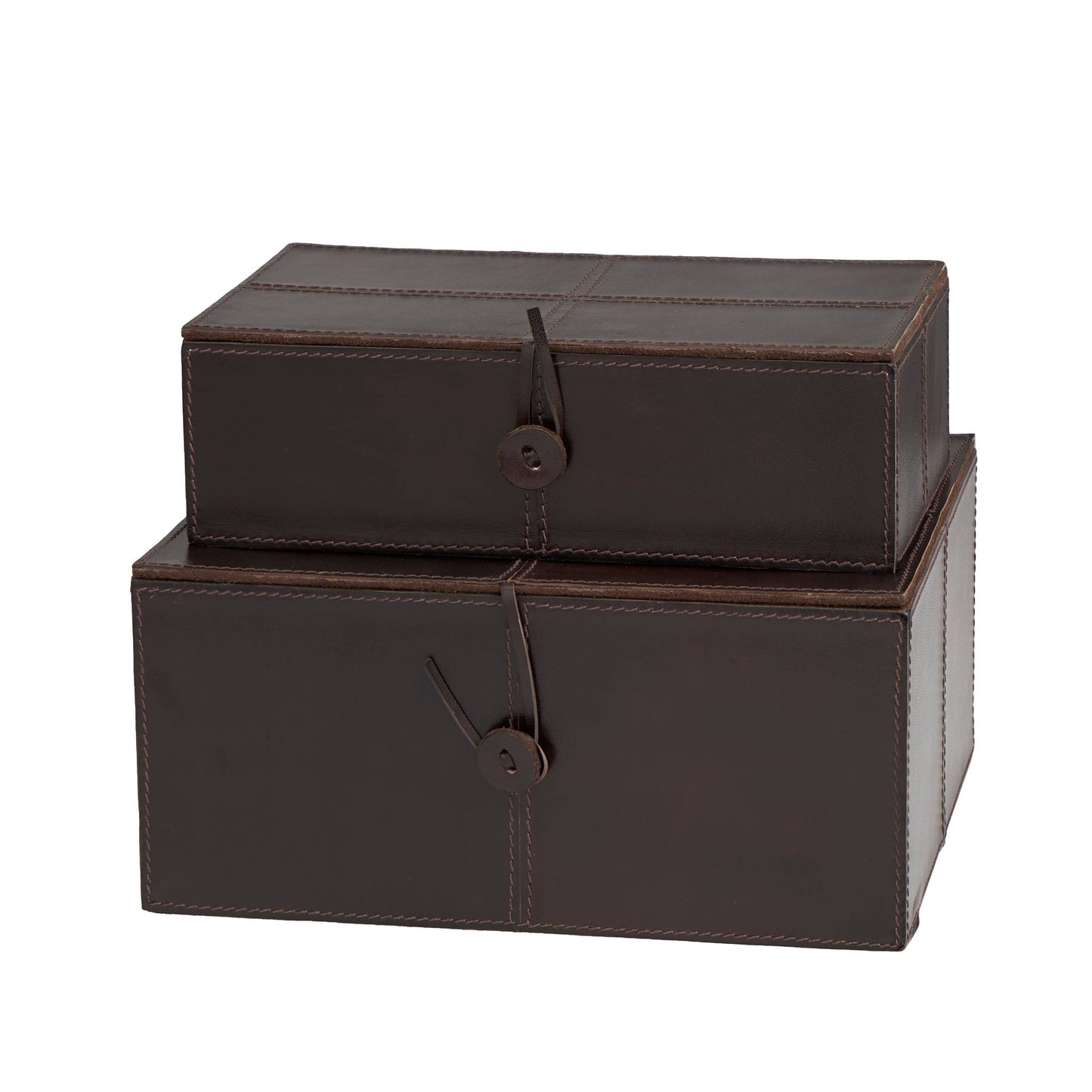 Leather Cowhide Storage Box's