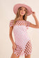 Chain-Mail Disc Paillette Dress
