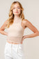 MESH MOCK NECK TANK WITH CAMI CROP TOP