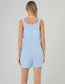 Solid Color Romper - Apricot