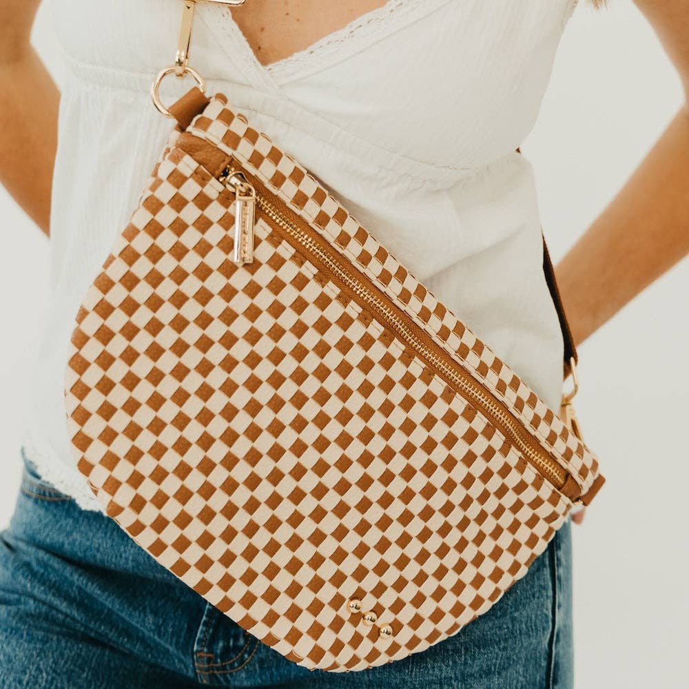 Westlyn Woven Bum Bag Wholesale -Brown