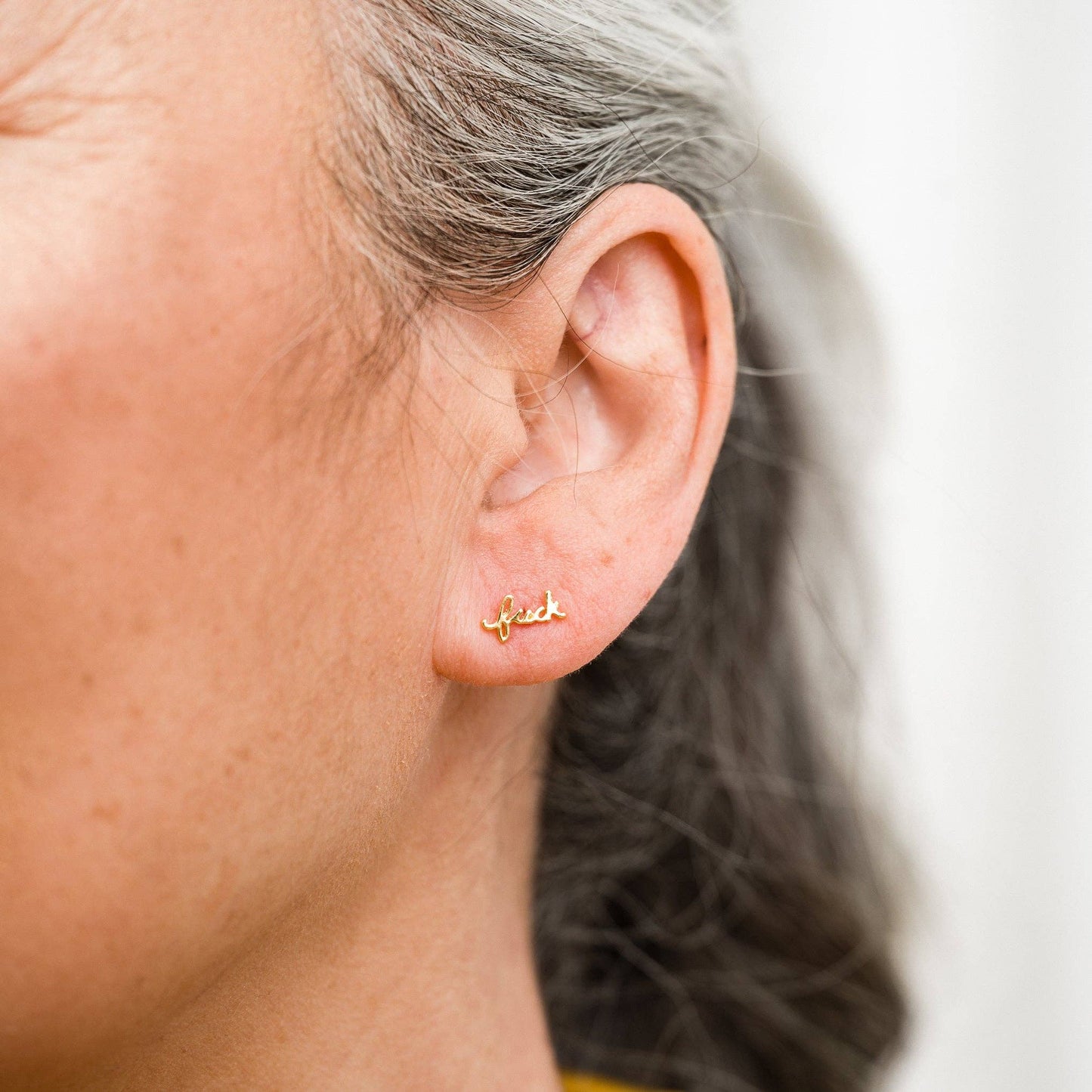 Fuck Stud Earring