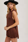 Sleeveless Knit Sweater & Short Set
