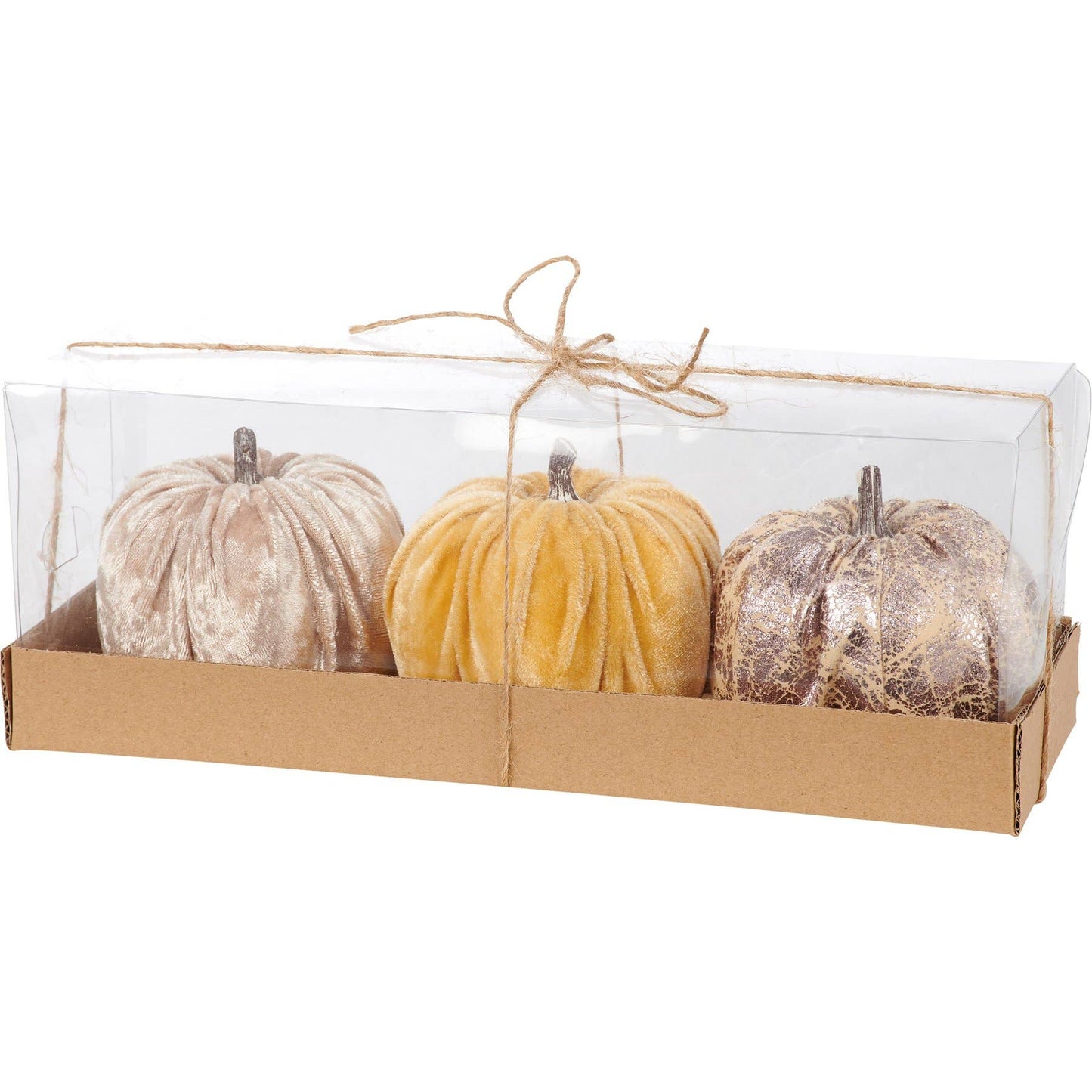 Velvet Trio Pumpkin Set