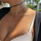 Clear Cubic Zircon Baguette Choker