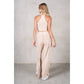 Halter Neck Crop Top and Pants Set