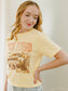 Pink Floyd Essex Butter Licensed Graphic Cropped Tee