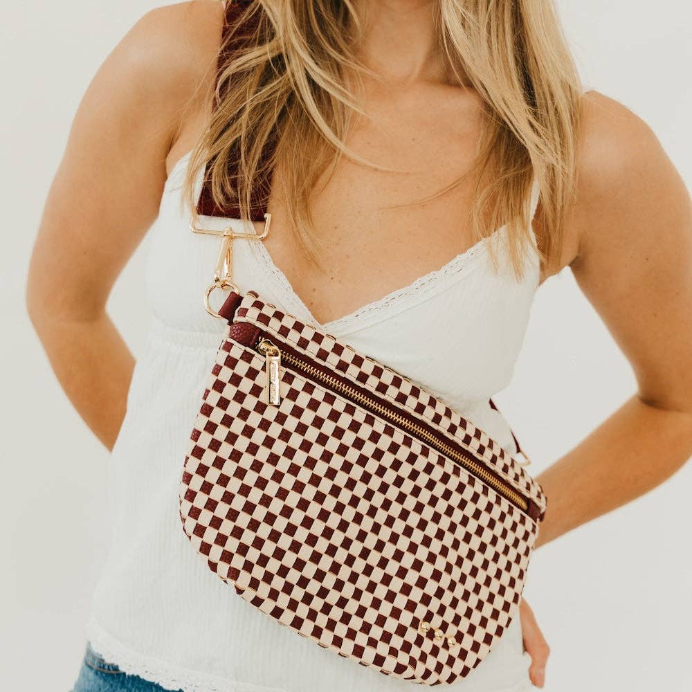 Westlyn Woven Bum Bag Wholesale -Brown