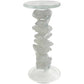 Glass Stacked Stone Candle Holders