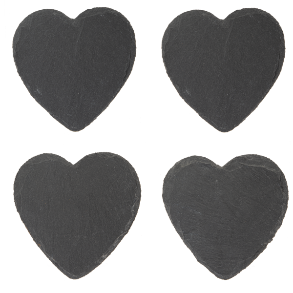 Slate Heart Coasters