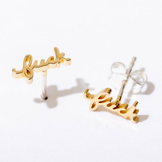 Fuck Stud Earring