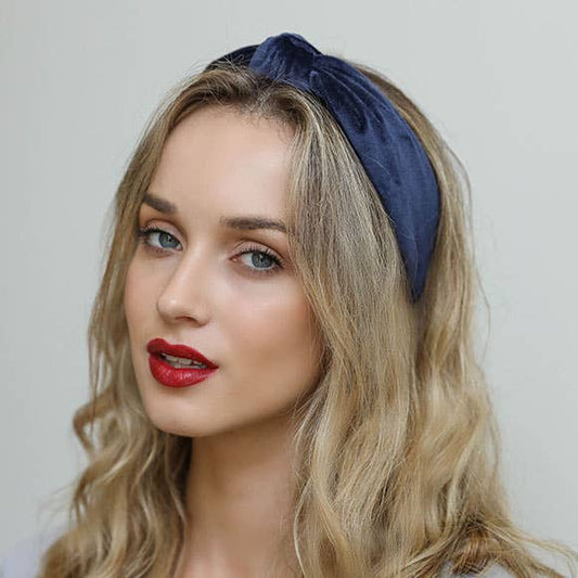 Velvet Turban Twist Knot Headband