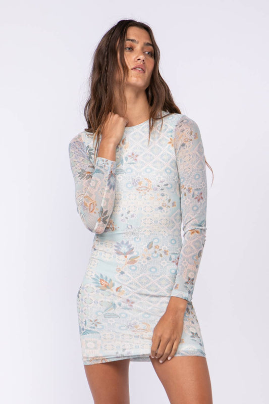 Boho Floral Mini Dress