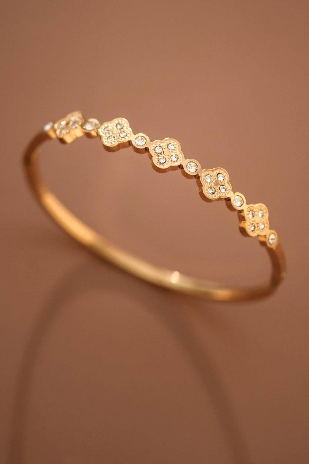 18K Gold Plated Waterproof Stainless Steel Bangle - 7726: S0OX3T7726