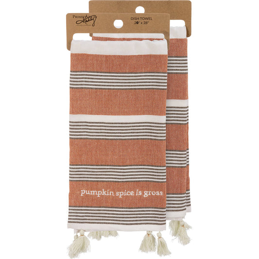 Pumpkin Spice Is Gross Kitchen Towel