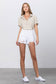 HIGH RISE DENIM SHORTS
