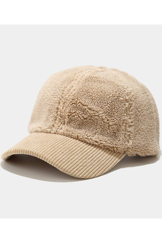 Lamb Wool Baseball Cap