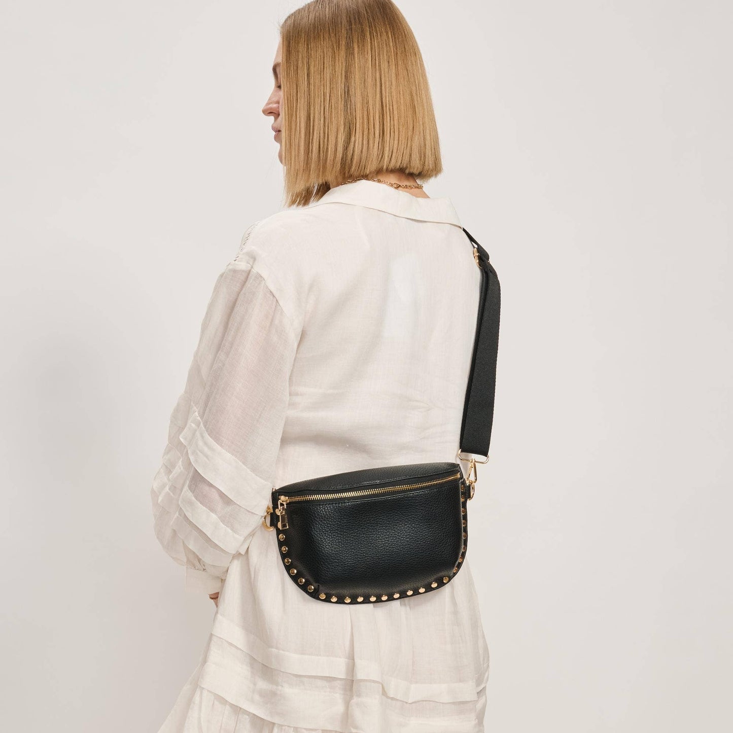 Gizelle Belt Bag: Stone