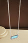 Western Bar Necklace with Hand Stone