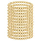 6mm Beaded Bracelets - Gold