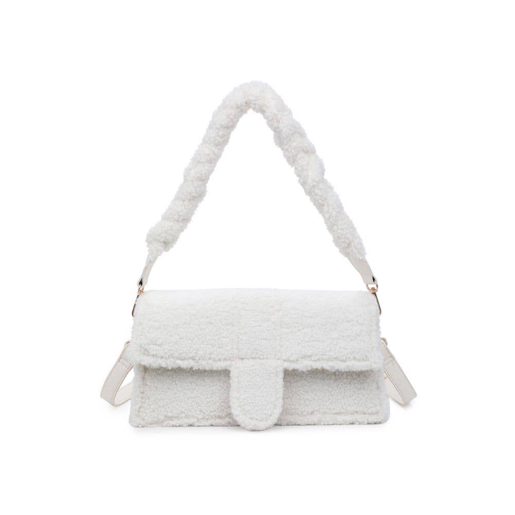 Fergie Sherpa Shearling East West Crossbody