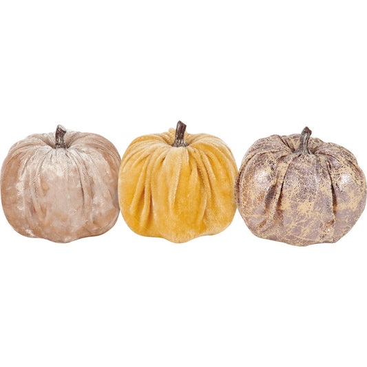 Velvet Trio Pumpkin Set