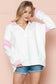 Wave Rib Contrast Top