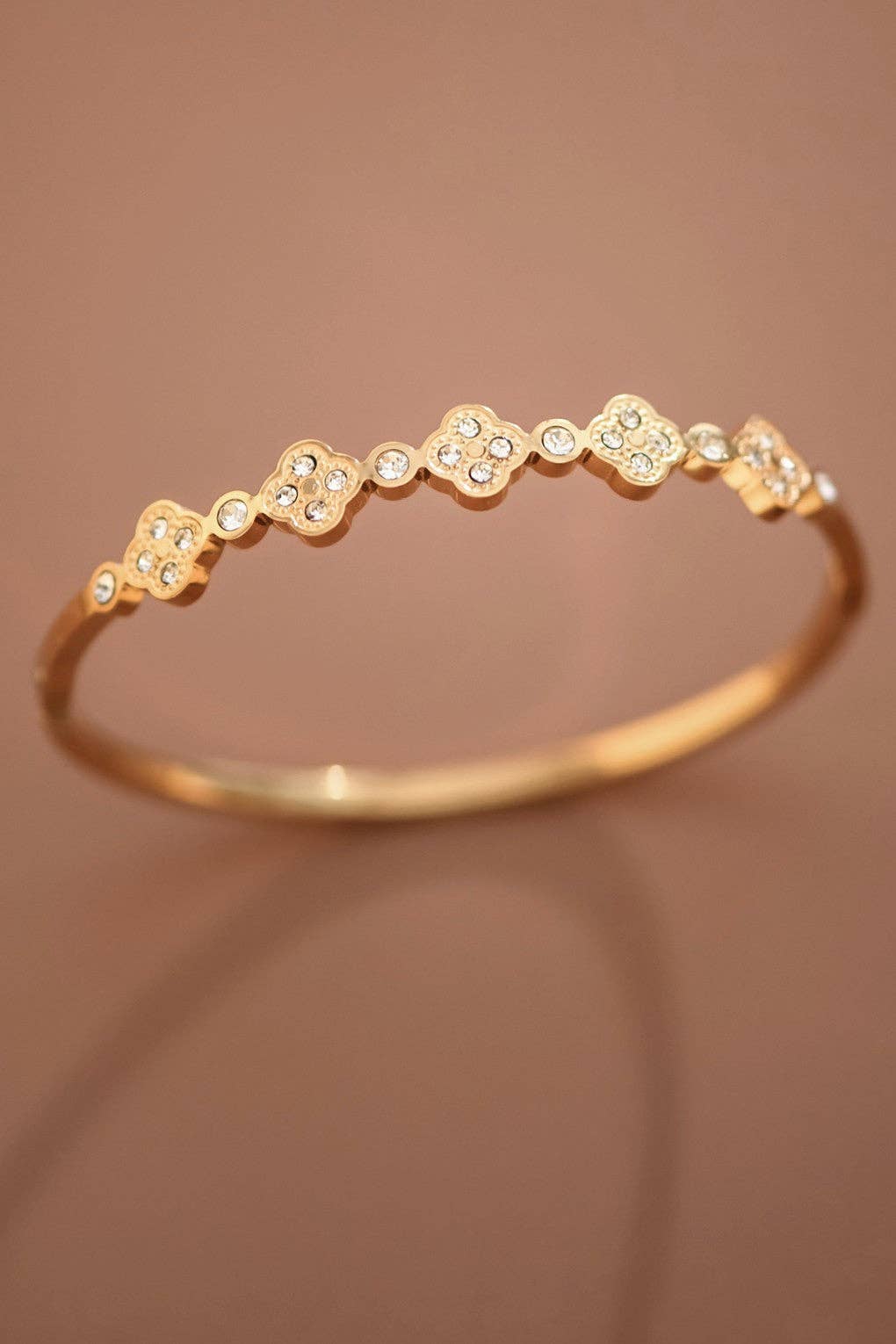 18K Gold Plated Waterproof Stainless Steel Bangle - 7726: S0OX3T7726