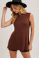 Sleeveless Knit Sweater & Short Set