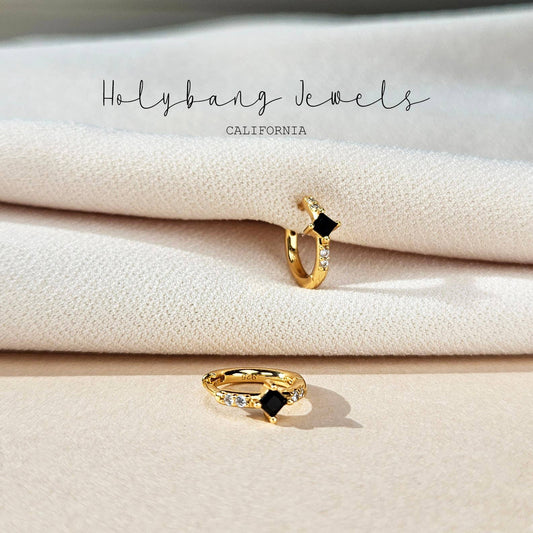 GOLD HUGGIE EARRINGS