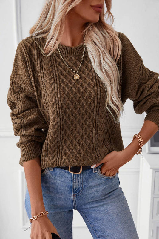 Twisted Knitted Sweater