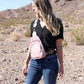 Handbag Sling Cross Body Bag | Rebeca Blush
