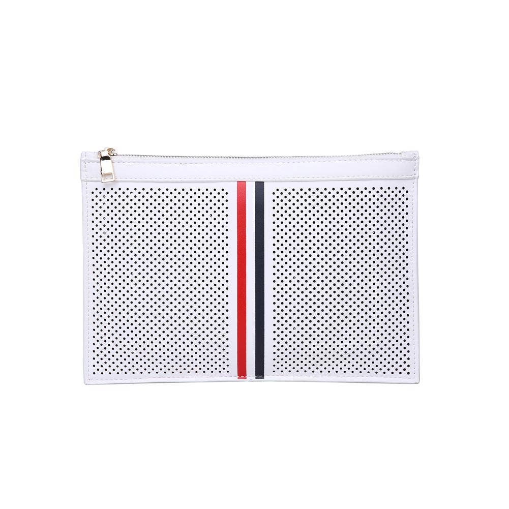 Frenchie Clutch: White