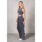 Halter Neck Crop Top and Pants Set