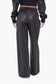 Glossy Leather Look Wide Leg Flare Pants