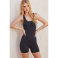 Active Thick Strap Scoop Neck Romper