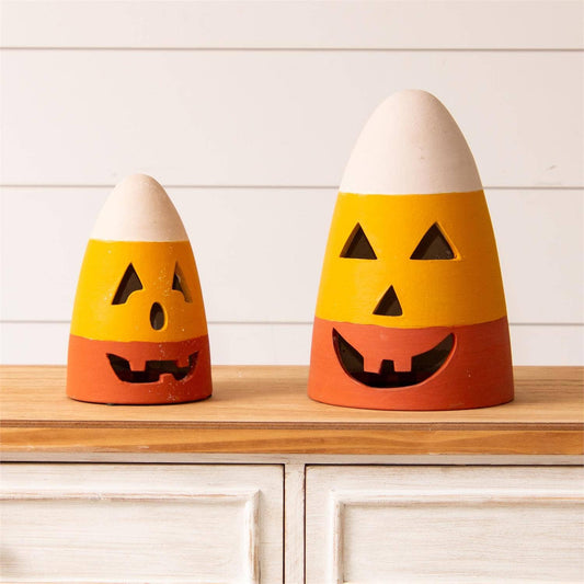Candy Corn Jack O' Lanterns