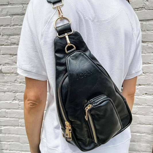 Handbag Sling Cross Body Bag | Hailey Midnight