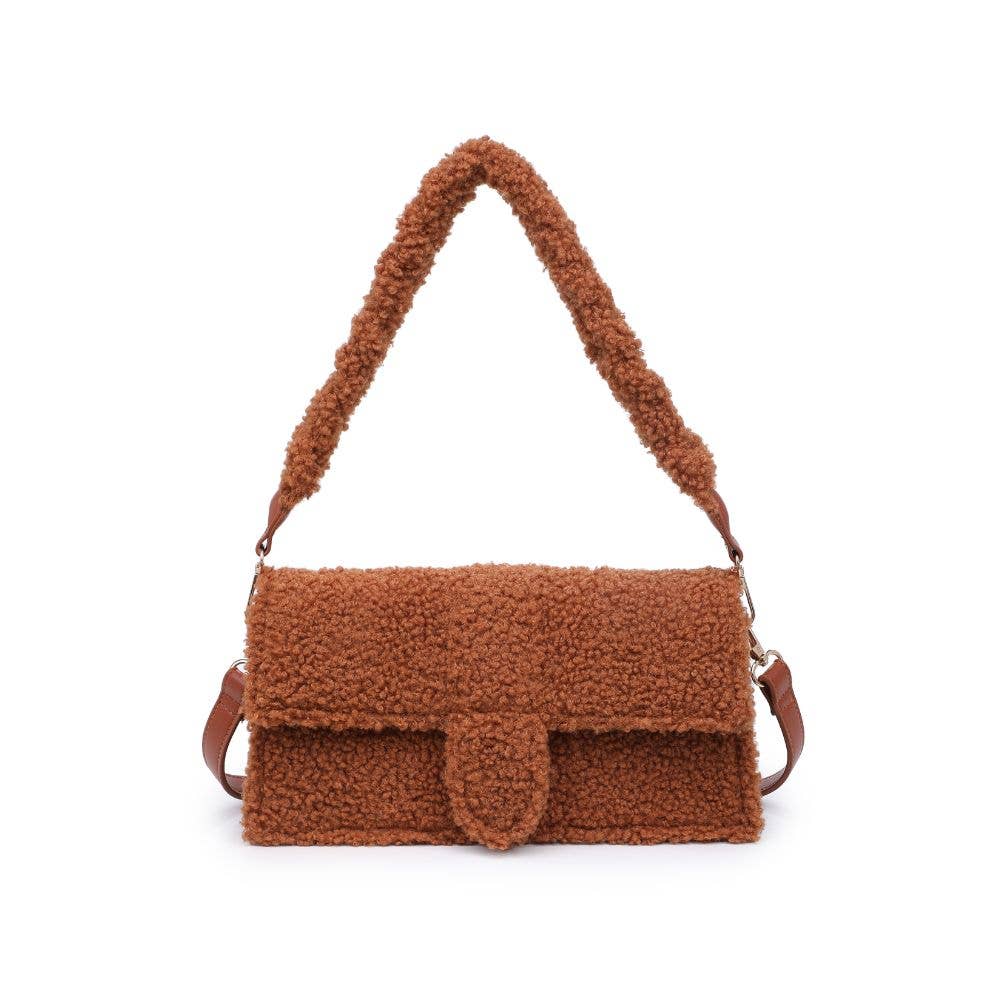 Fergie Sherpa Shearling East West Crossbody
