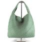 Woven Hobo Bag w/Cosmetic Pouch