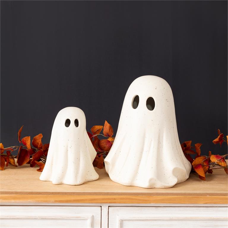 Stoneware Ghost Figurines