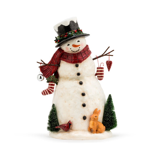 Snowman Paperpulp Centerpiece