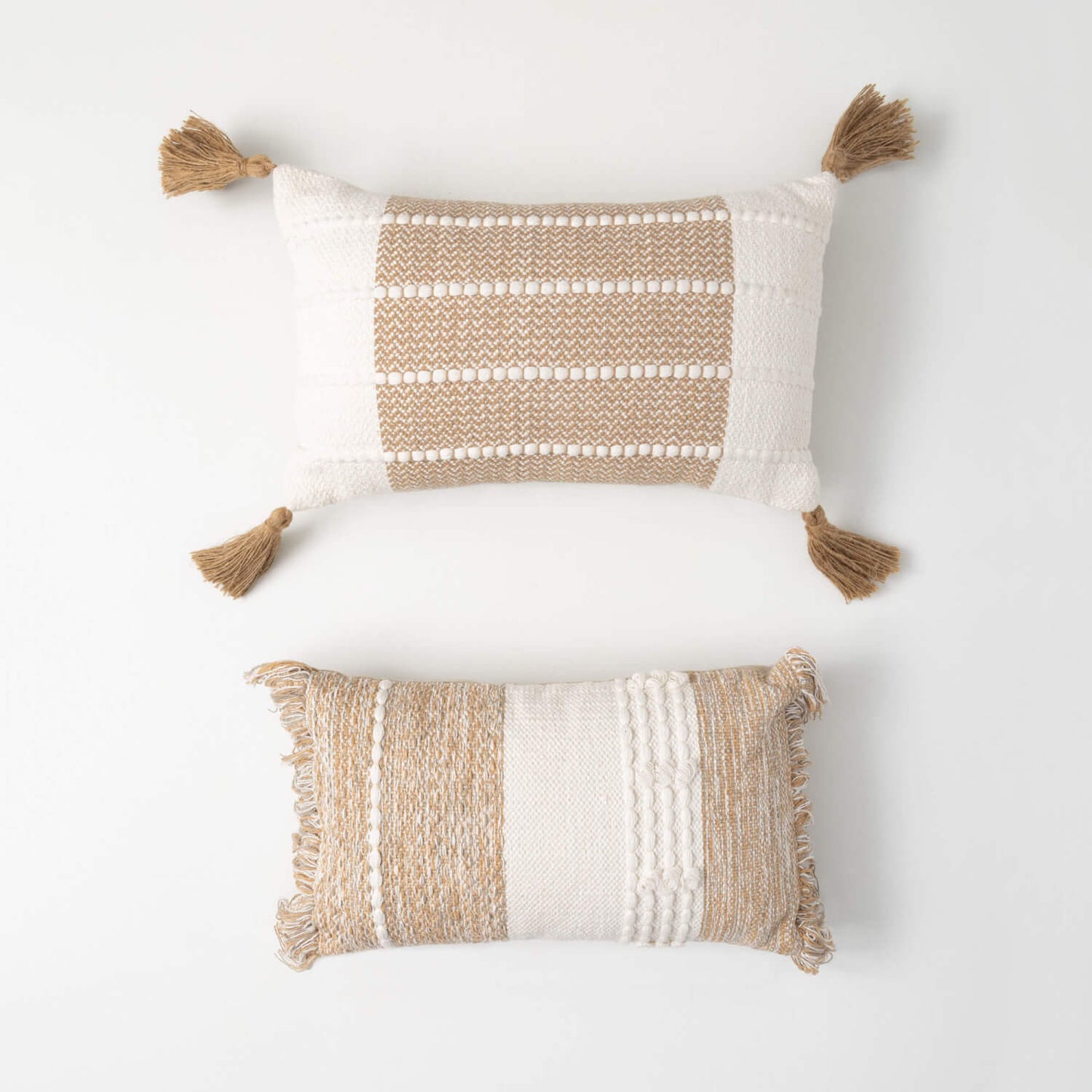 Woven Pillow with fringe