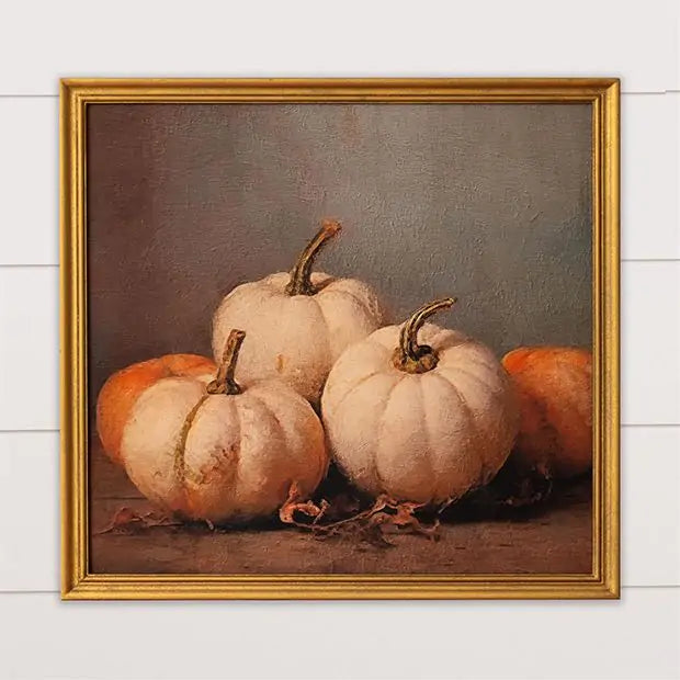 Pumpkin Still Life Framed Wall Art
