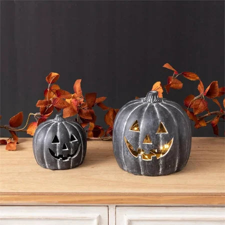 Black Pumpkin Luminaries