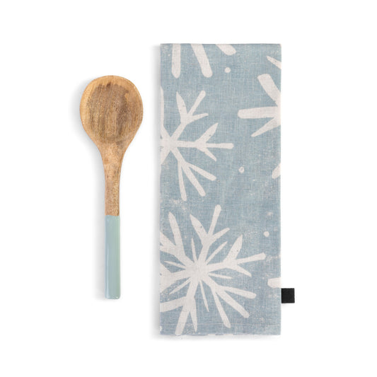 Snowfall Kitchen Towel & Utensil Set