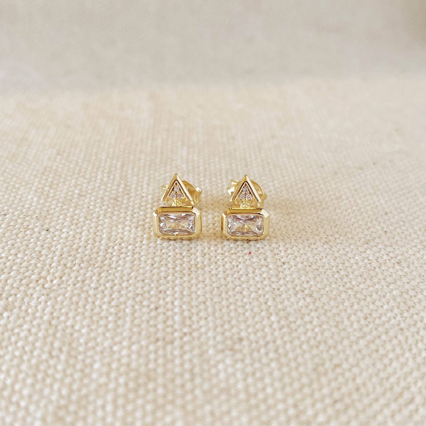 Geometric Stud Earrings