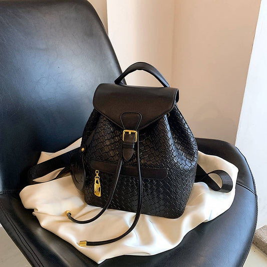 WOMEN LEISURE CONTRAST COLOR BACKPACK